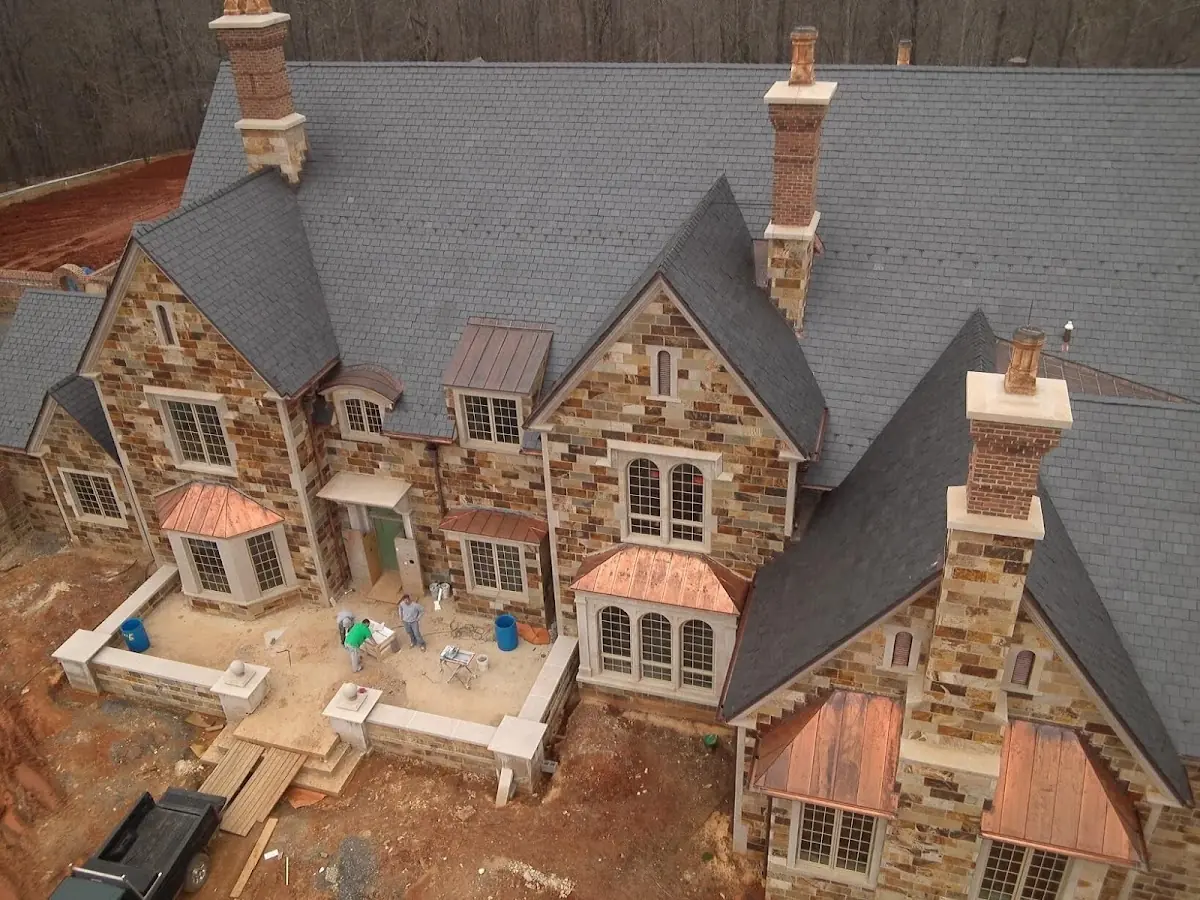 Craftsman Roofing Slate Roof Repair project in Salisbury